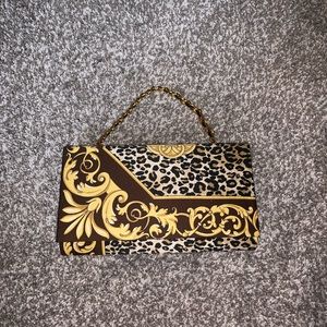 Leopard purse/ clutch